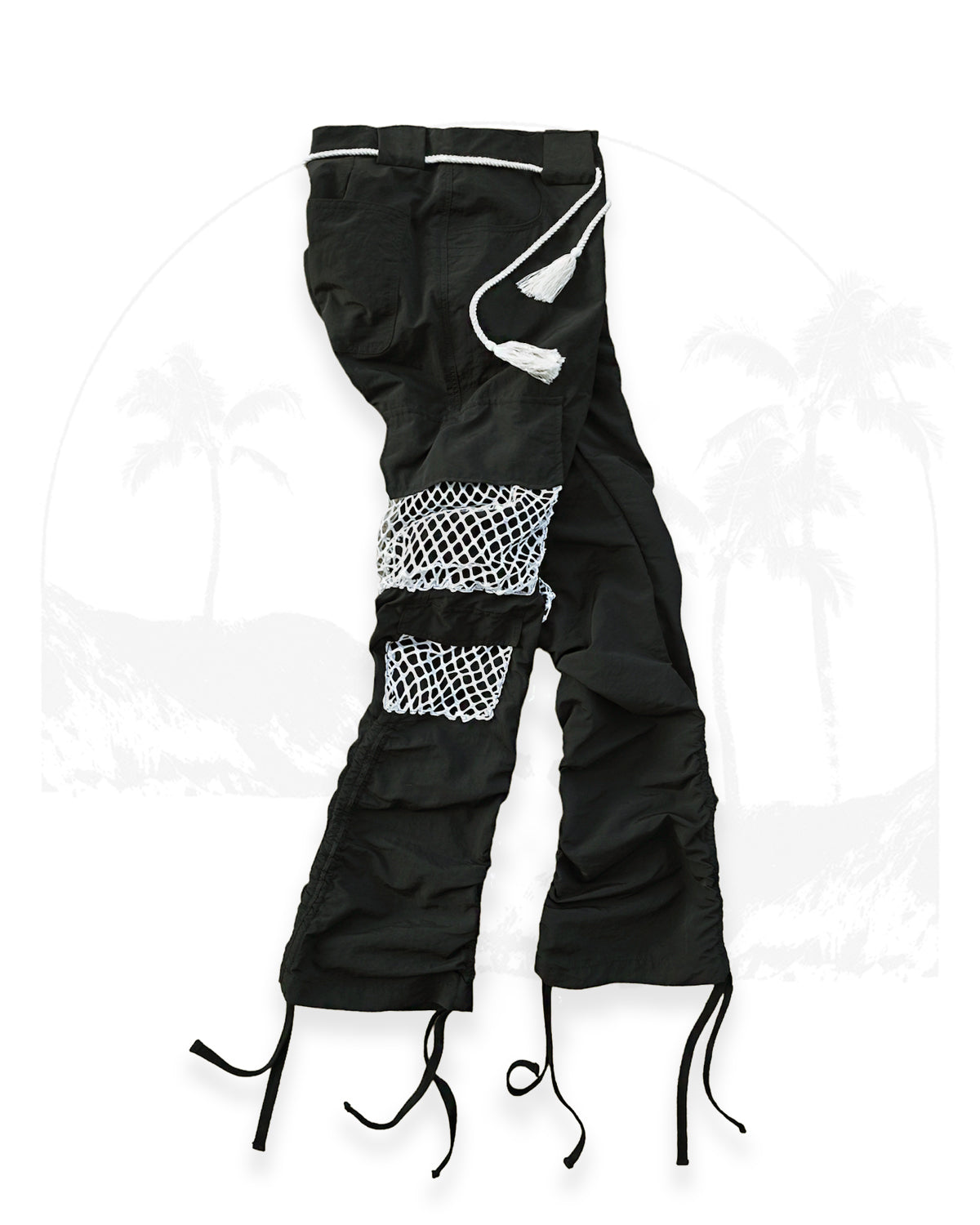 “Swish” Cargo Pants (Black)