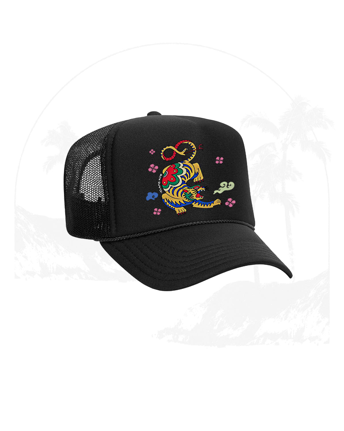 "Year of The Tiger" Trucker (Black)