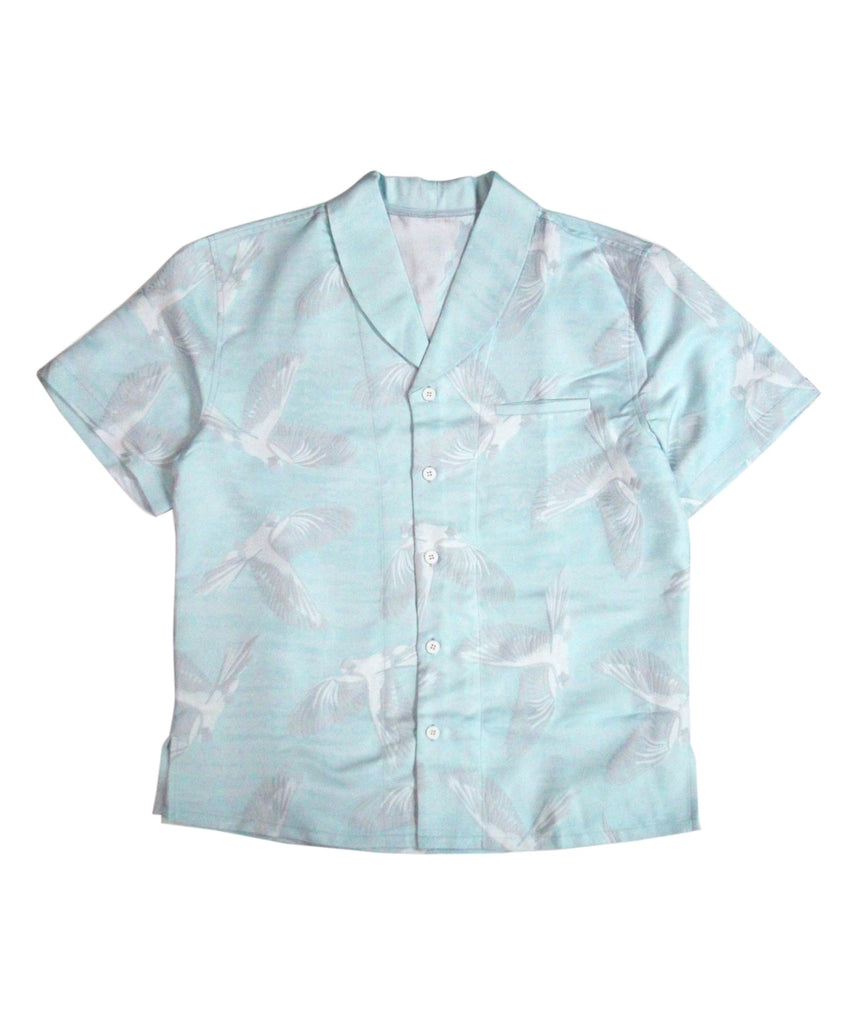 Kakapo Aloha TUX Shirt - BLUE