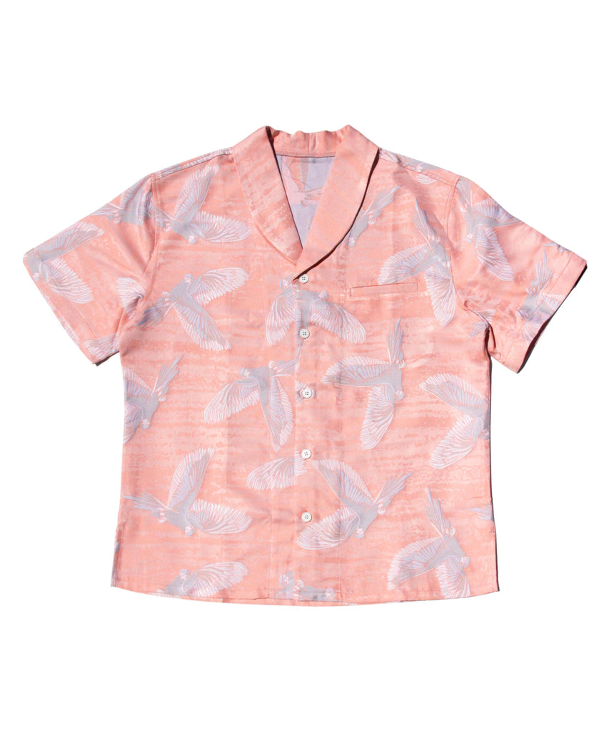 Kakapo Aloha TUX Shirt - CORAL PASTELLE