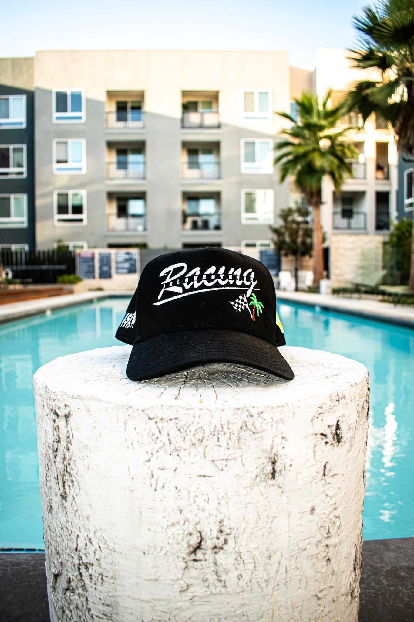 Indy 500 Racing Hat - Black